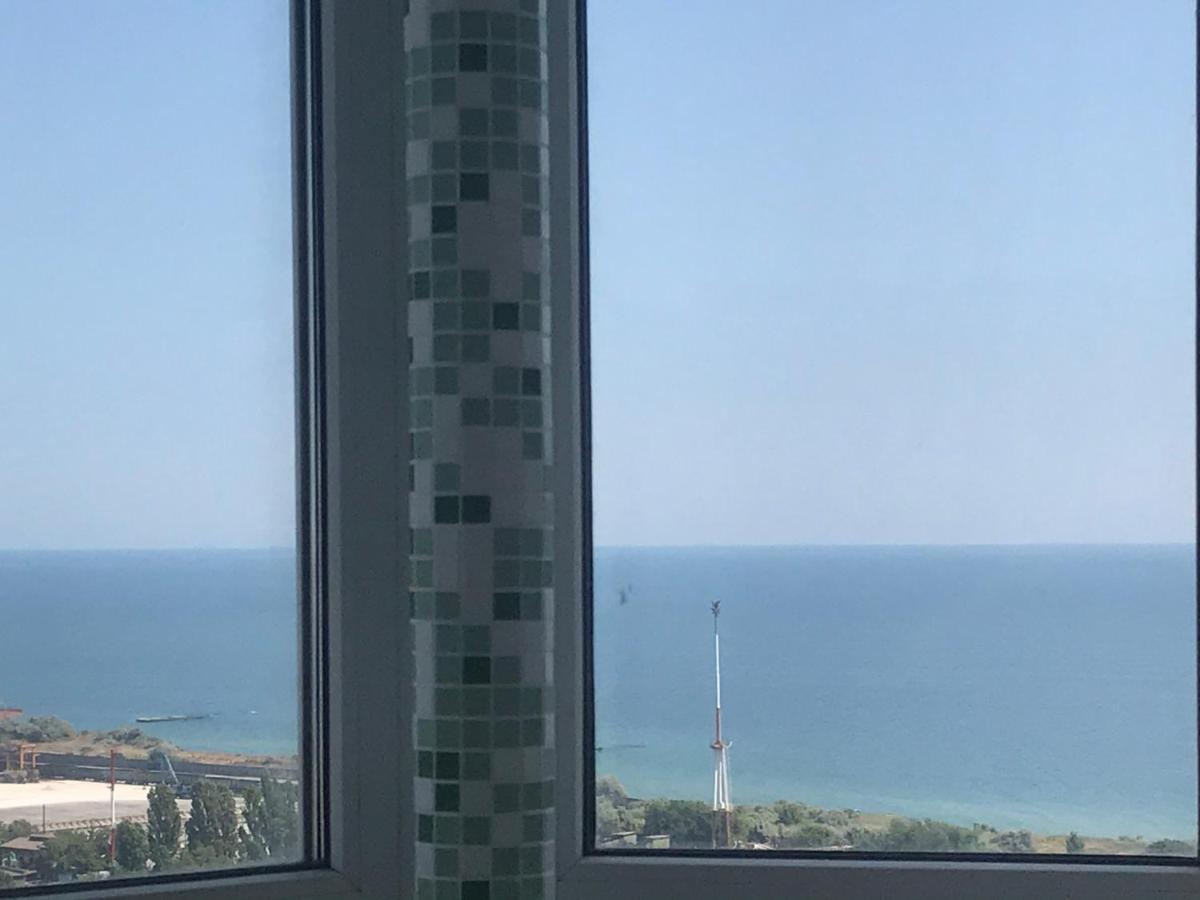 Flat with the sea view Chornomorsk Exterior foto
