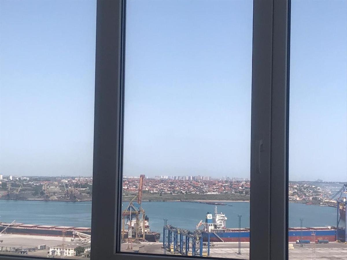Flat with the sea view Chornomorsk Exterior foto